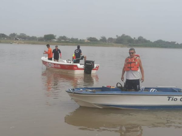 Continúa búsqueda de policía desaparecido en el río Paraguay - Nacionales - ABC Color