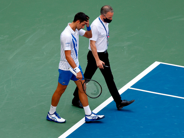 Las sanciones impuestas a Djokovic tras ser descalificado del US Open