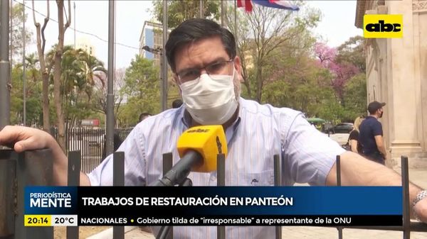 Iniciarán trabajos de restauración en el Panteón tras actos vandálicos - Periodísticamente - ABC Color