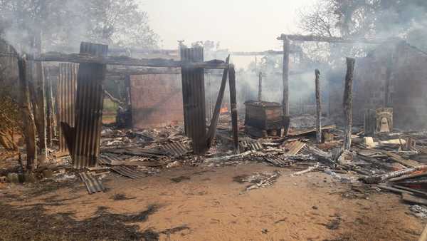 Familia queda con la ropa puesta y bajo los árboles a causa de incendio | Radio Regional 660 AM