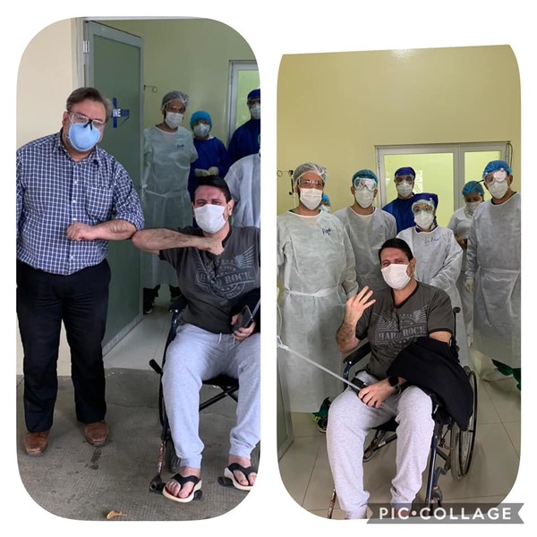 Doctor Pallarolas recibe alta médica tras cuadro de covid