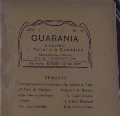 Discontinuum alien en Guarania et alia - El Trueno