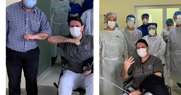 La Nación / “Este virus es una porquería, al cual no hay que subestimar”: Pallarolas, emocionado, salió de alta