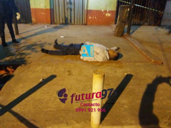 MATAN A UN HOMBRE EN EL BARRIO SANTA ANA,LA CORCUSTANCIA SE DESCONOCE.