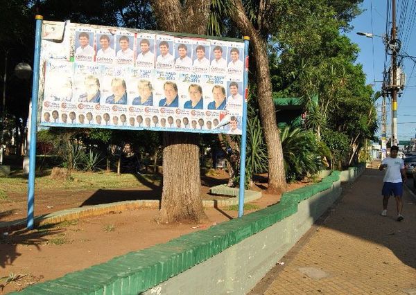 Proyectan llenar de propaganda electoral microcentro de Luque - Nacionales - ABC Color