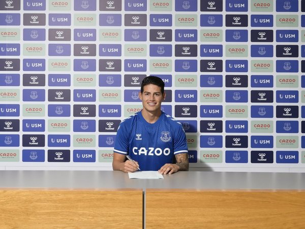 James Rodríguez ficha por el Everton