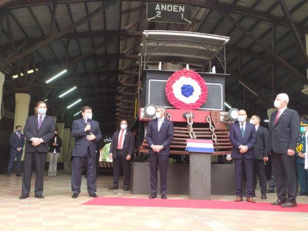 Inauguran restauración del “arcopuente” del ferrocarril, que costó G. 798 millones - Nacionales - ABC Color