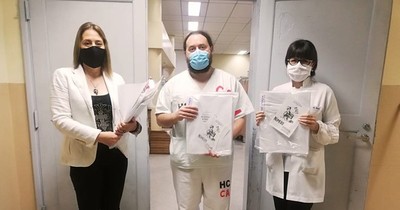 La Nación / Homenaje del diario La Nación al personal de blanco, entre ellos, del Hospital de Clínicas