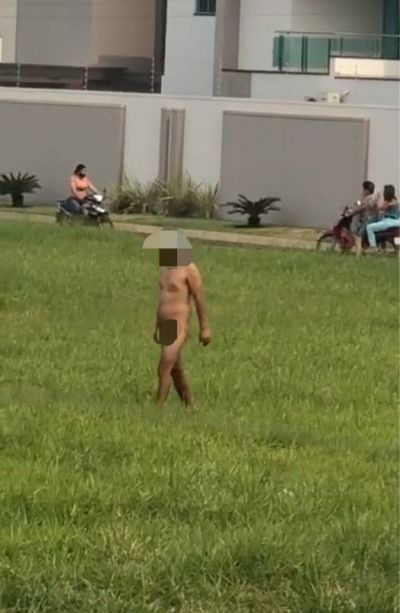 Hombre fue visto caminando desnudo en la vía pública de Pedro Juan Caballero