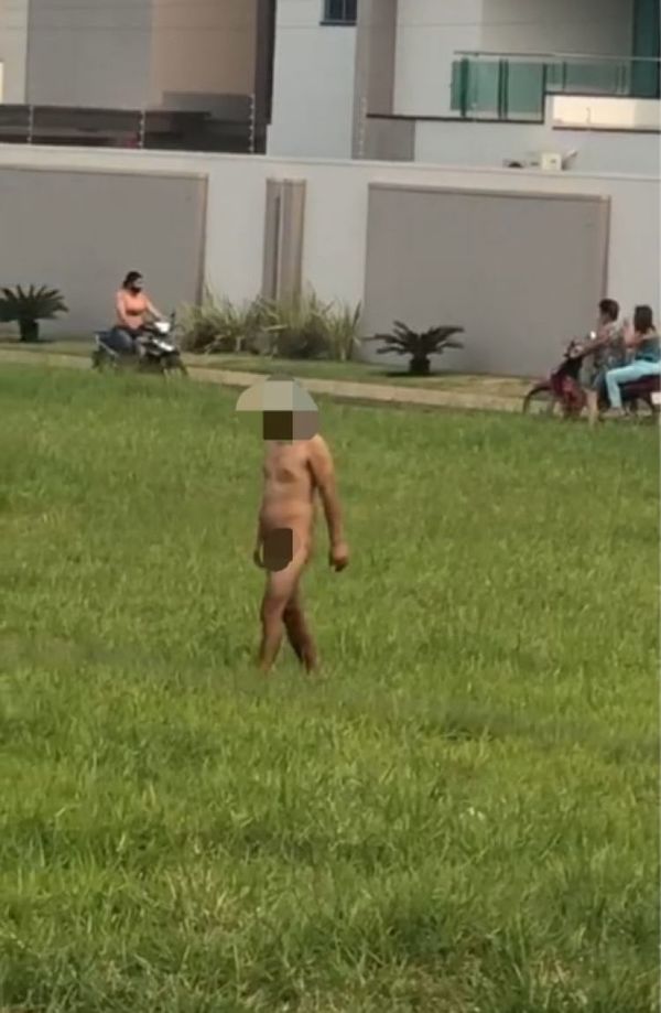 Hombre fue visto caminando desnudo en la vía pública de Pedro Juan Caballero