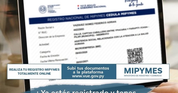 La Nación / Prevén que 43 mil firmas se registren con cédulas mipymes