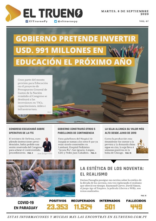 E-paper 08 de Septiembre 2020 - El Trueno