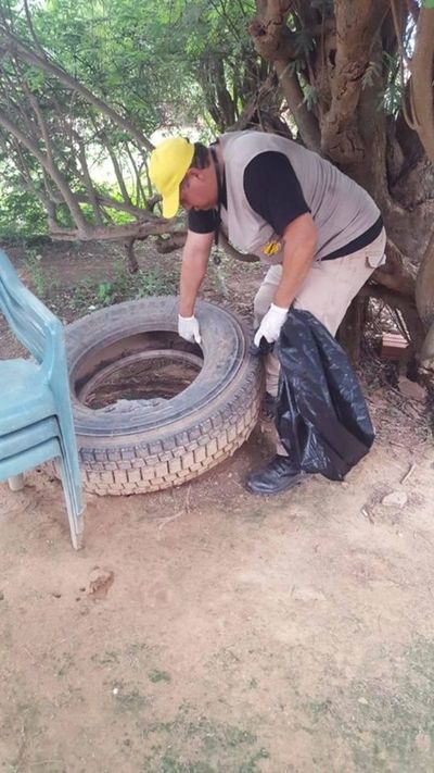 Realizan minga ambiental eliminando criaderos del Aedes Aegypti