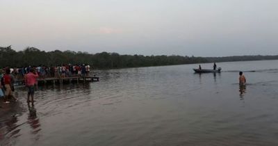 Sigue la búsqueda de policía tragado por el río