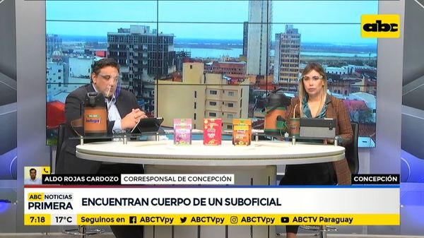 Encuentran cuerpo de suboficial desaparecido en el río Paraguay - ABC Noticias - ABC Color