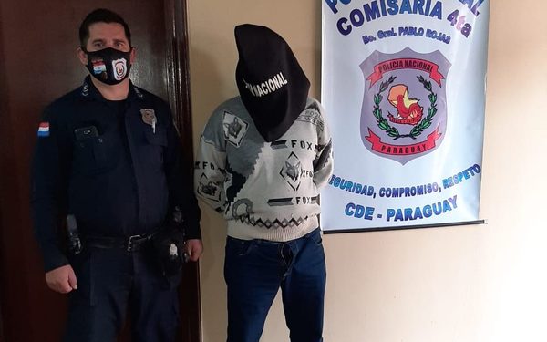 Detienen a ebrio acusado de maltratar a su pareja