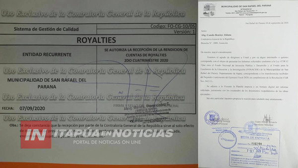 SAN RAFAEL DEL PNÁ: OTRO MUNICIPIO AL DIA CON SU RENDICIÓN