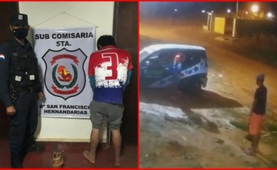 Intentó hurtar un motor de agua pero fue descubierto por la víctima