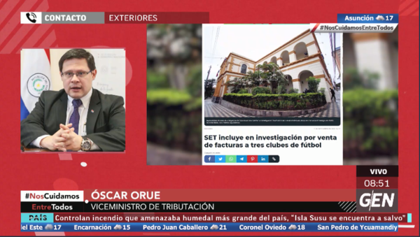 HOY / Óscar Orué, viceministro de la SET, sobre esquema de empresas fantasmas para crear facturas falsas