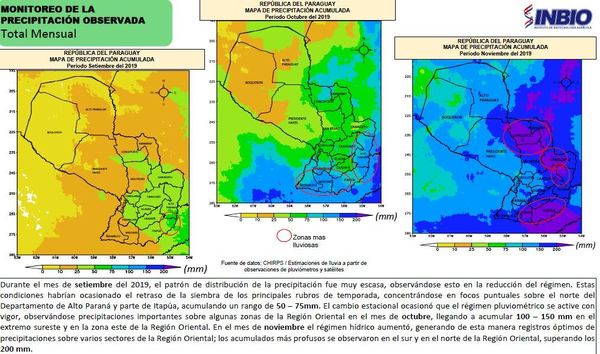 Calor y lluvias irán en aumento en los próximos tres meses