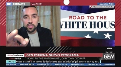 HOY / GEN estrena nuevo programa: “Road to the White House” este viernes a las 21:30 hs.