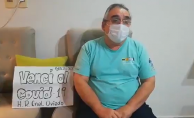 HOY / Dan de alta al primer paciente en acceder al tratamiento con plasma en Coronel Oviedo