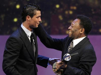 Pelé felicita a Cristiano por los 101 goles
