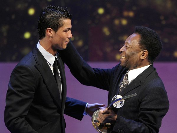 Pelé felicita a Cristiano por los 101 goles