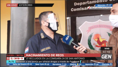 HOY / Hacinamiento de reos en la Comisaría 24 de San Antonio
