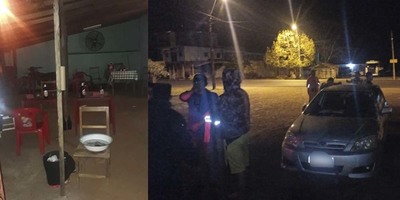 CNEL. BOGADO: ESTABAN FARREANDO Y TUVO QUE INTERVENIR LA POLICÍA 