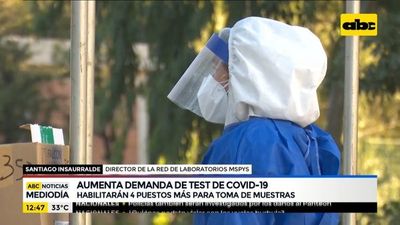 Habilitarán 4 puestos más para toma de muestras de COVID - ABC Noticias - ABC Color