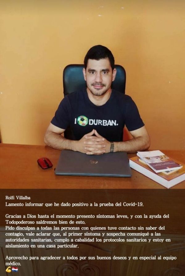 Presidente de la Junta Municipal de Concepción da positivo al COVID-19