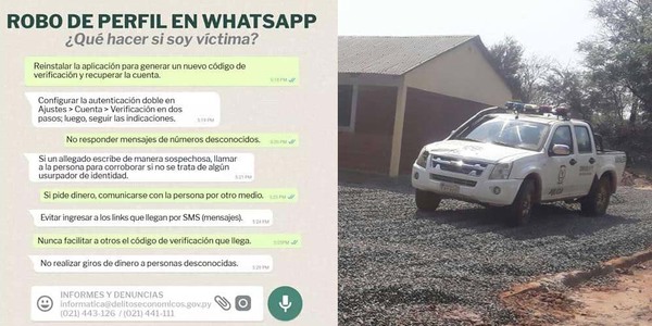 DENUNCIAN APROPIACIÓN DE WHATSAPP EN SAN BUENAVENTURA ITAPÚA POTY.