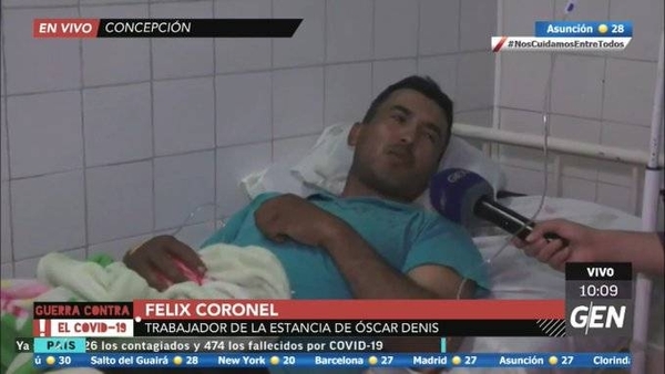 HOY / Declaraciones de Félix Coronel, el peón de la estancia que había resultado herido
