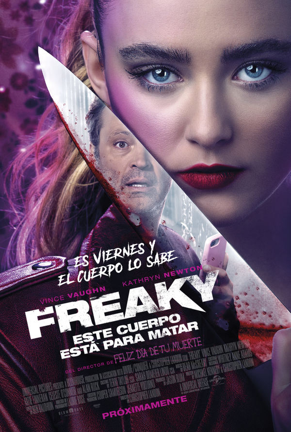 Universal presentó tráiler de comedia de terror: Freaky "este cuerpo está para matar”