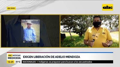 Indígenas exigen liberación de Adelio Mendoza - ABC Noticias - ABC Color