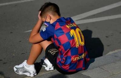 'He dormido mal y a veces ni he comido': Kevin, el niño que esperaba el regreso de Messi - SNT