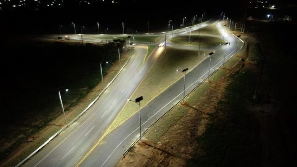 Instalación de luminarias solares en rutas nacionales alcanzó 83,67% de avance » Ñanduti