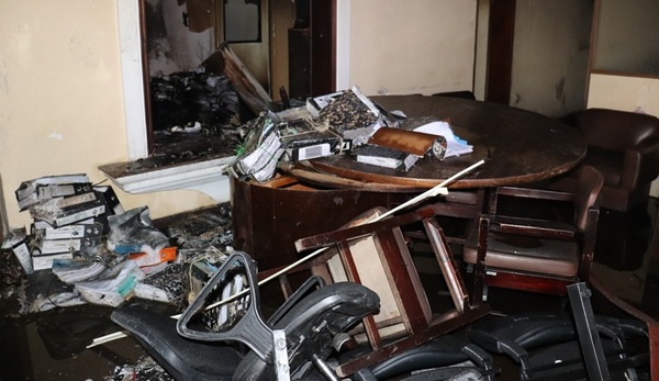 Afirman que documentos dañados en incendio estaban digitalizados