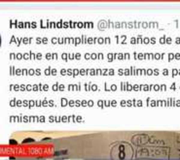 Hans Linstrom se solidariza con familias Denis-Mendoza - Paraguay.com