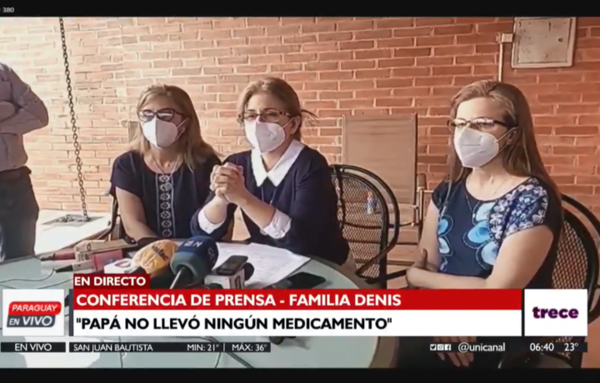 Hijas de Óscar Denis claman por comunicación de los captores