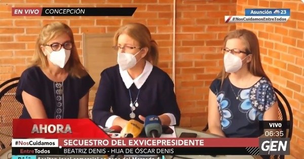 Hija de Denis a sus captores: “El cuidado y la vida de mi papá está a cargo de ustedes” - ADN Paraguayo