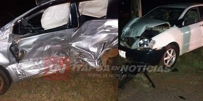 CHOQUE ENTRE VEHÍCULOS DEJA MUJER LESIONADA EN ARTIGAS.