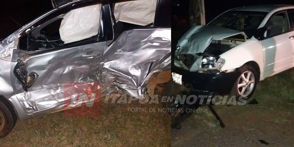 CHOQUE ENTRE VEHÍCULOS DEJA MUJER LESIONADA EN ARTIGAS.