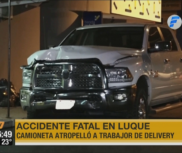 Delivery muere atropellado en Luque