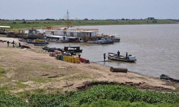 ANNP declara alerta hidrológica en aguas del Río Paraguay debido a la bajante del río