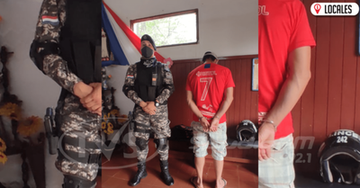Vino a “turistear” a Encarnación y quedó detenido