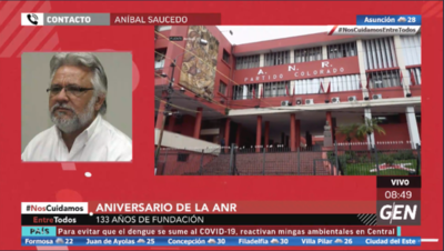 HOY / Aníbal Saucedo, periodista y analista, sobre los 133 años de fundación de la ANR