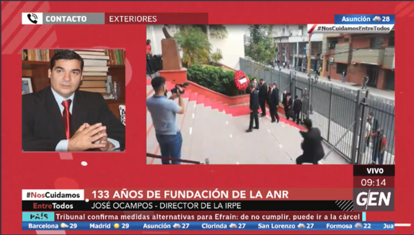 HOY / José Ocampos, director de la IRPE, sobre los 133 años de fundación de la ANR