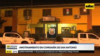 Amotinamiento en comisaría de San Antonio - ABC Noticias - ABC Color